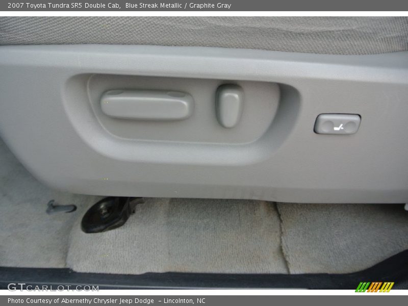 Blue Streak Metallic / Graphite Gray 2007 Toyota Tundra SR5 Double Cab