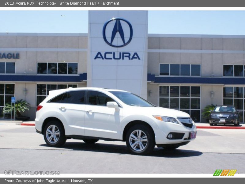 White Diamond Pearl / Parchment 2013 Acura RDX Technology