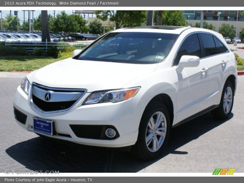 White Diamond Pearl / Parchment 2013 Acura RDX Technology