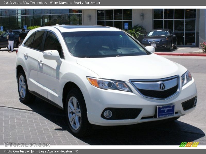 White Diamond Pearl / Parchment 2013 Acura RDX Technology