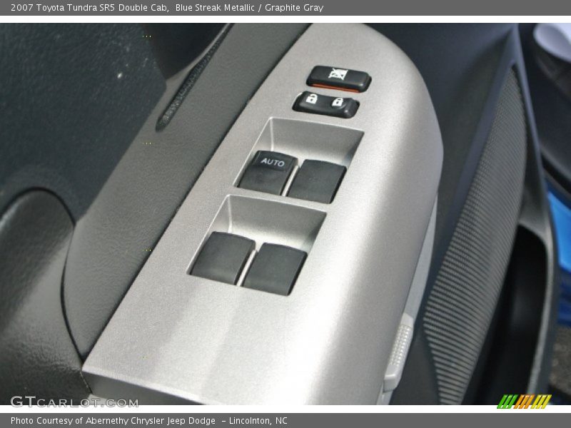 Blue Streak Metallic / Graphite Gray 2007 Toyota Tundra SR5 Double Cab