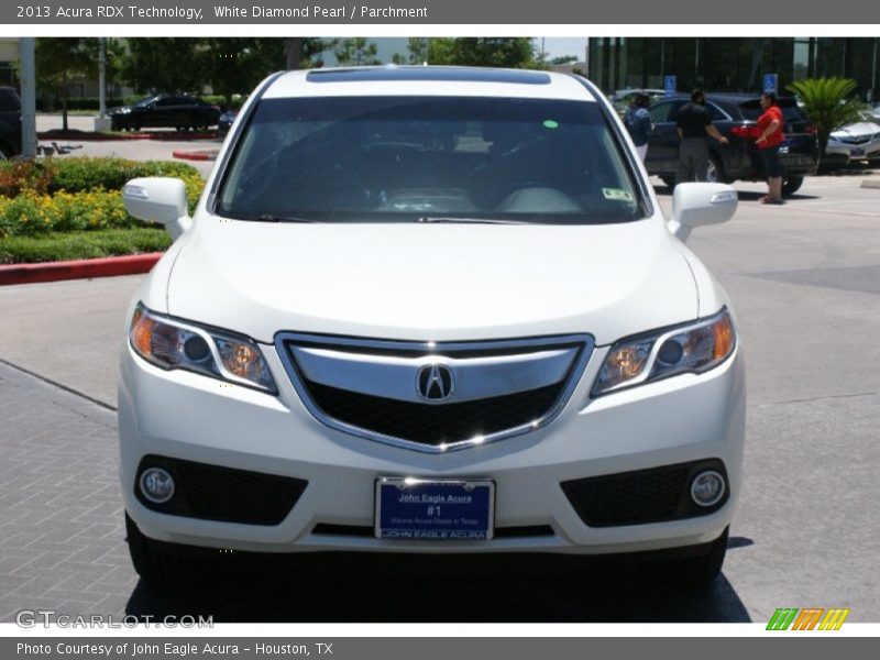 White Diamond Pearl / Parchment 2013 Acura RDX Technology