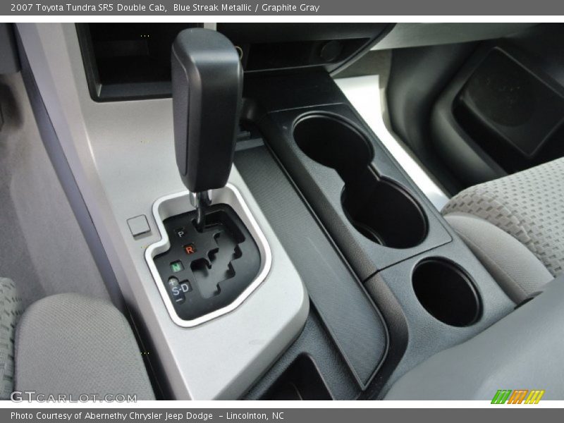 Blue Streak Metallic / Graphite Gray 2007 Toyota Tundra SR5 Double Cab