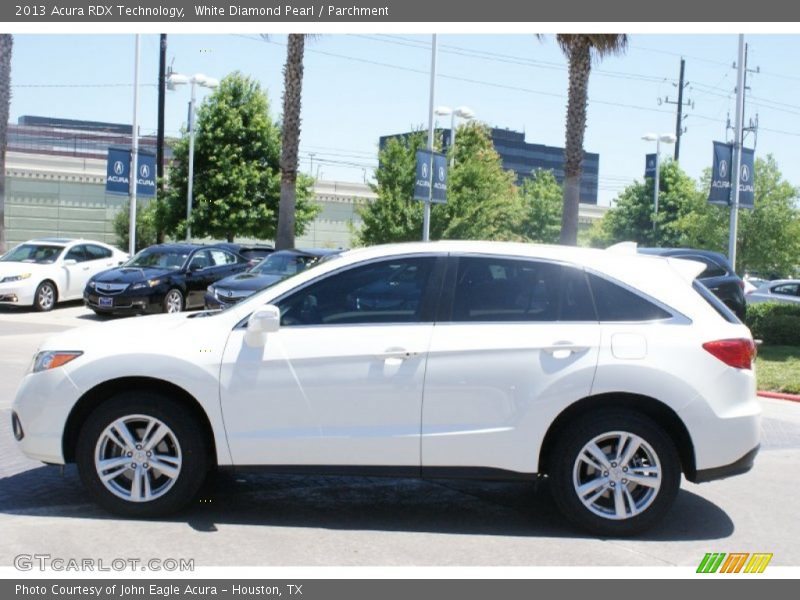 White Diamond Pearl / Parchment 2013 Acura RDX Technology