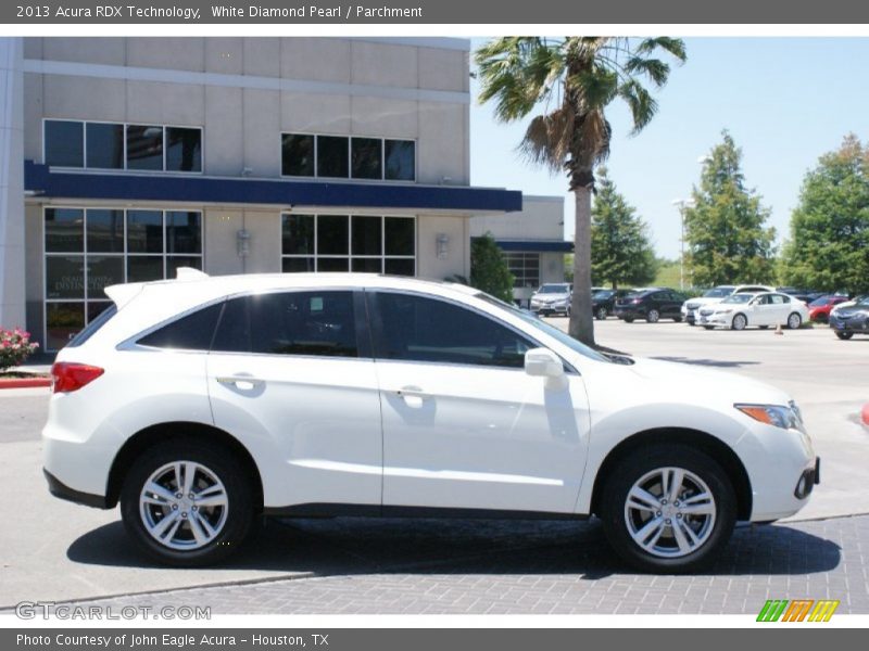 White Diamond Pearl / Parchment 2013 Acura RDX Technology