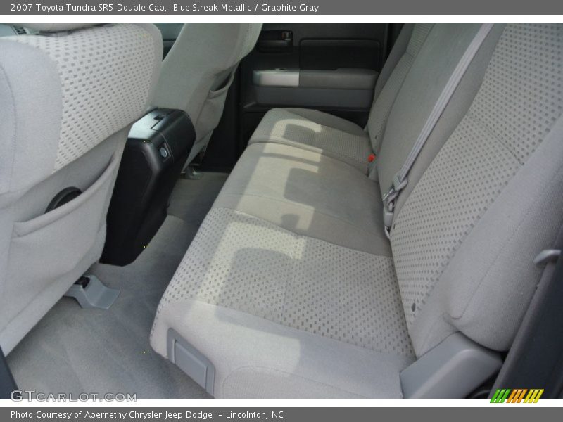 Blue Streak Metallic / Graphite Gray 2007 Toyota Tundra SR5 Double Cab