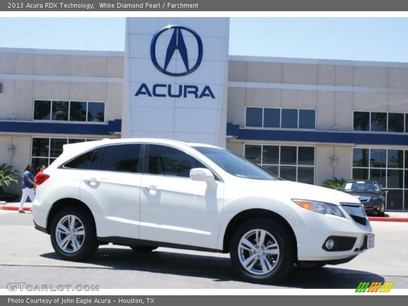White Diamond Pearl / Parchment 2013 Acura RDX Technology