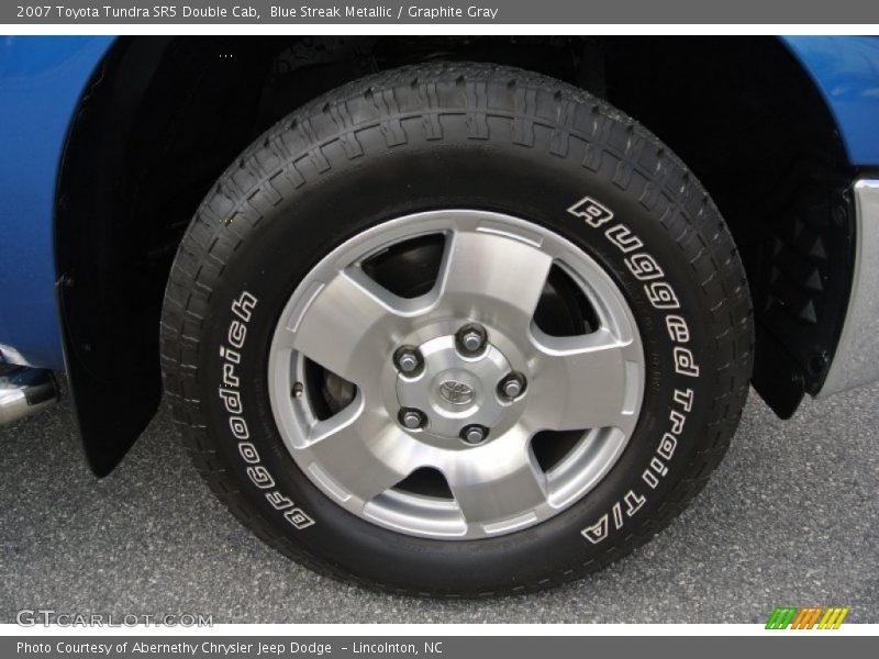 Blue Streak Metallic / Graphite Gray 2007 Toyota Tundra SR5 Double Cab