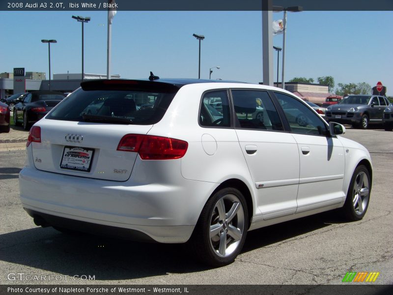 Ibis White / Black 2008 Audi A3 2.0T