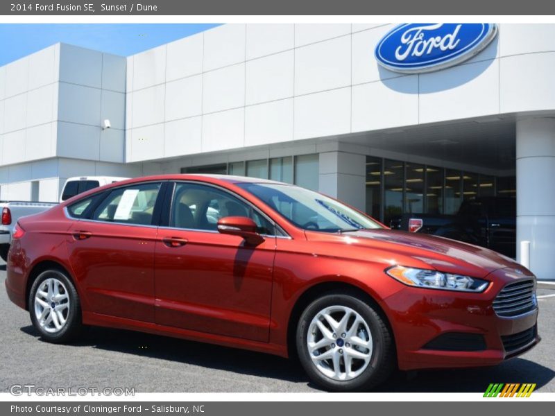 Sunset / Dune 2014 Ford Fusion SE