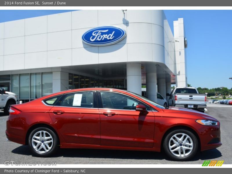 Sunset / Dune 2014 Ford Fusion SE