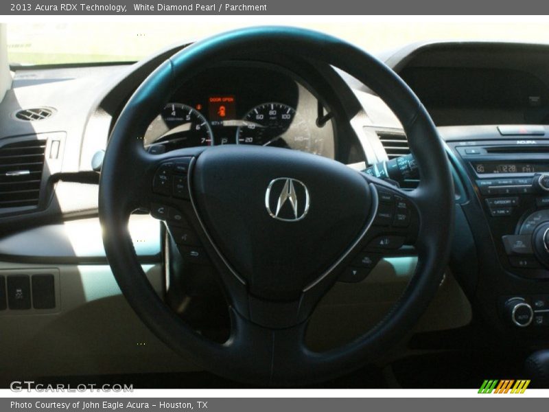 White Diamond Pearl / Parchment 2013 Acura RDX Technology