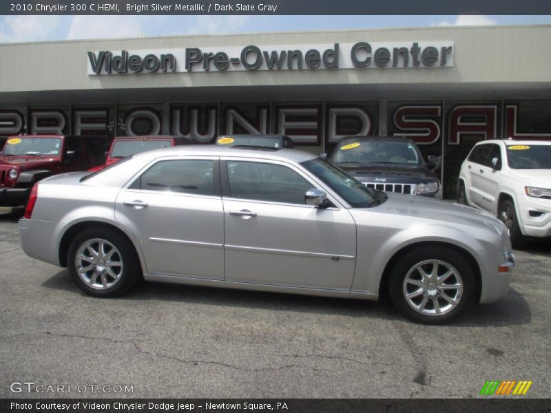 Bright Silver Metallic / Dark Slate Gray 2010 Chrysler 300 C HEMI