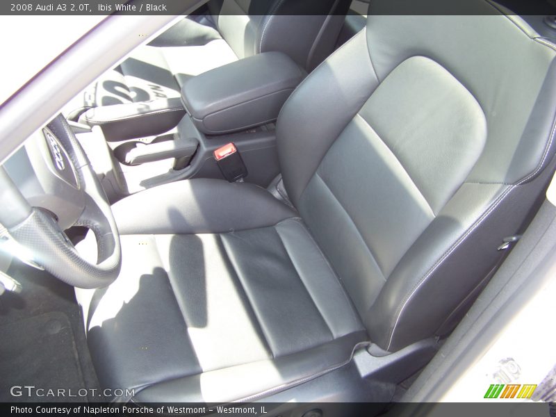 Ibis White / Black 2008 Audi A3 2.0T