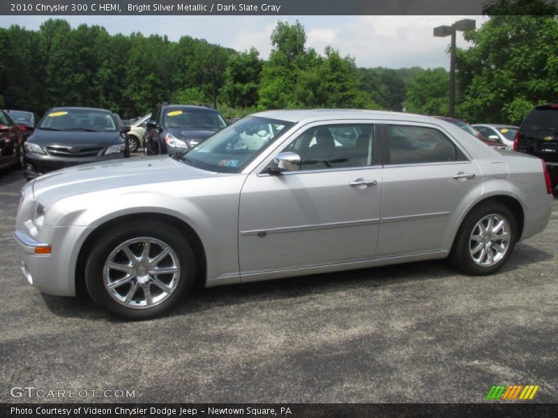 Bright Silver Metallic / Dark Slate Gray 2010 Chrysler 300 C HEMI