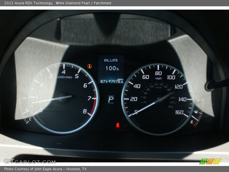 White Diamond Pearl / Parchment 2013 Acura RDX Technology