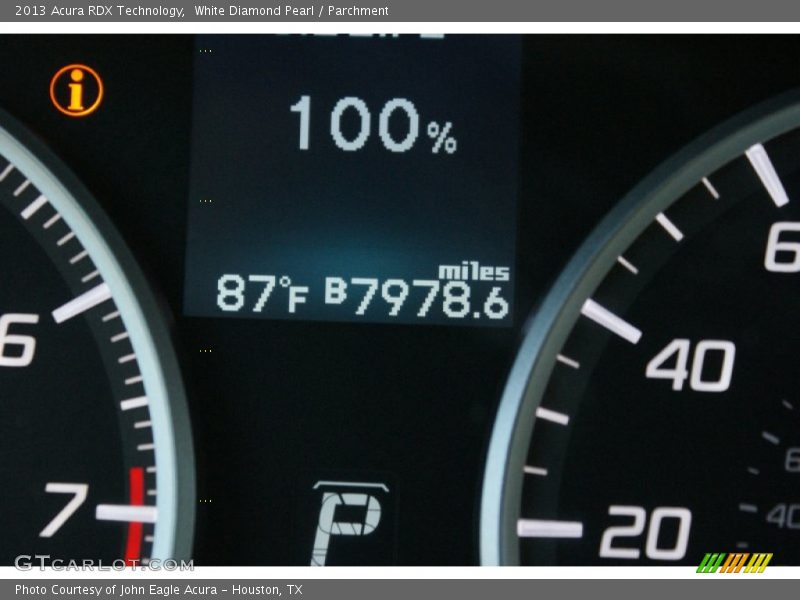 White Diamond Pearl / Parchment 2013 Acura RDX Technology
