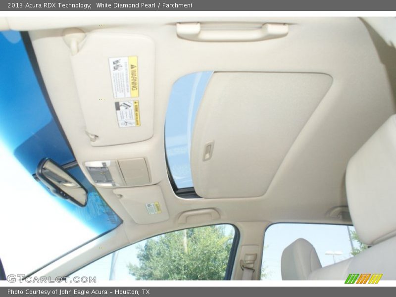 White Diamond Pearl / Parchment 2013 Acura RDX Technology