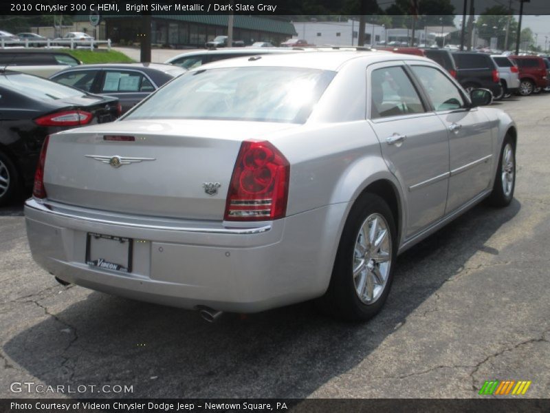 Bright Silver Metallic / Dark Slate Gray 2010 Chrysler 300 C HEMI