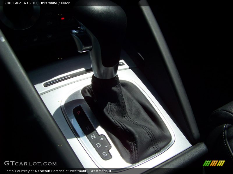 Ibis White / Black 2008 Audi A3 2.0T
