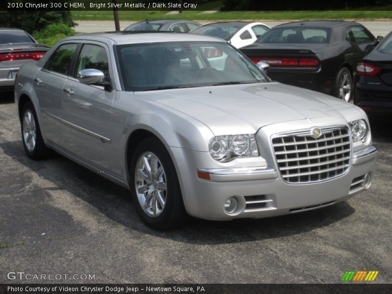 Bright Silver Metallic / Dark Slate Gray 2010 Chrysler 300 C HEMI