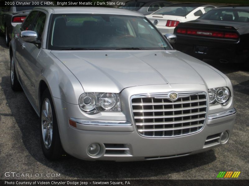 Bright Silver Metallic / Dark Slate Gray 2010 Chrysler 300 C HEMI