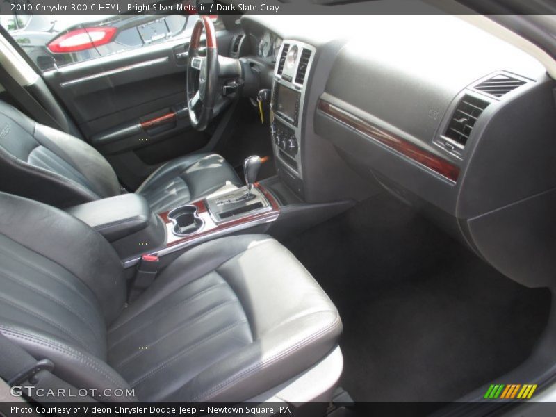 Bright Silver Metallic / Dark Slate Gray 2010 Chrysler 300 C HEMI