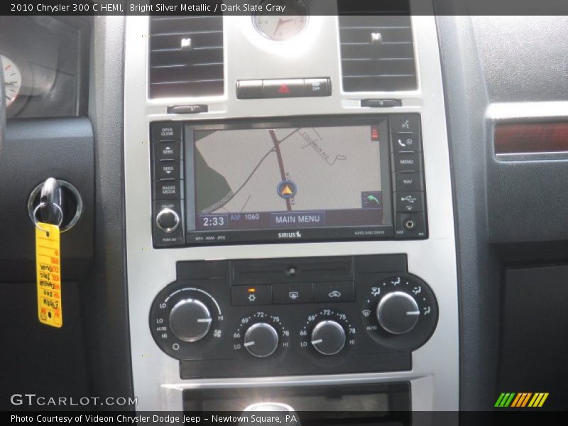 Bright Silver Metallic / Dark Slate Gray 2010 Chrysler 300 C HEMI