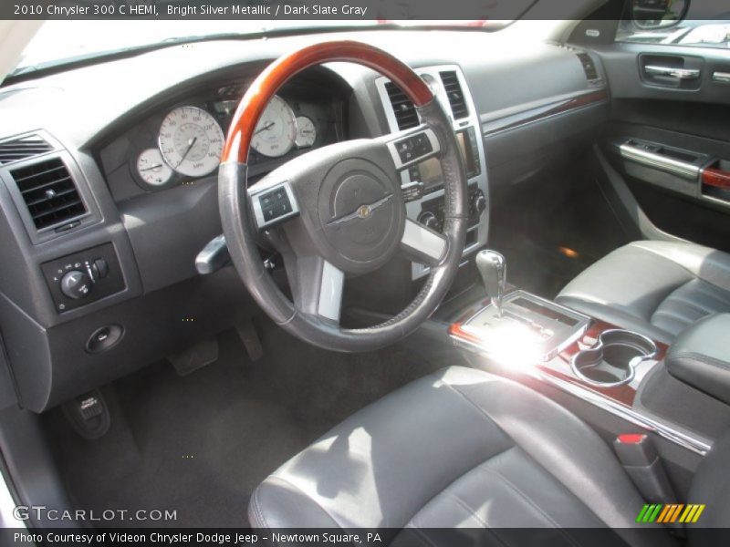 Bright Silver Metallic / Dark Slate Gray 2010 Chrysler 300 C HEMI
