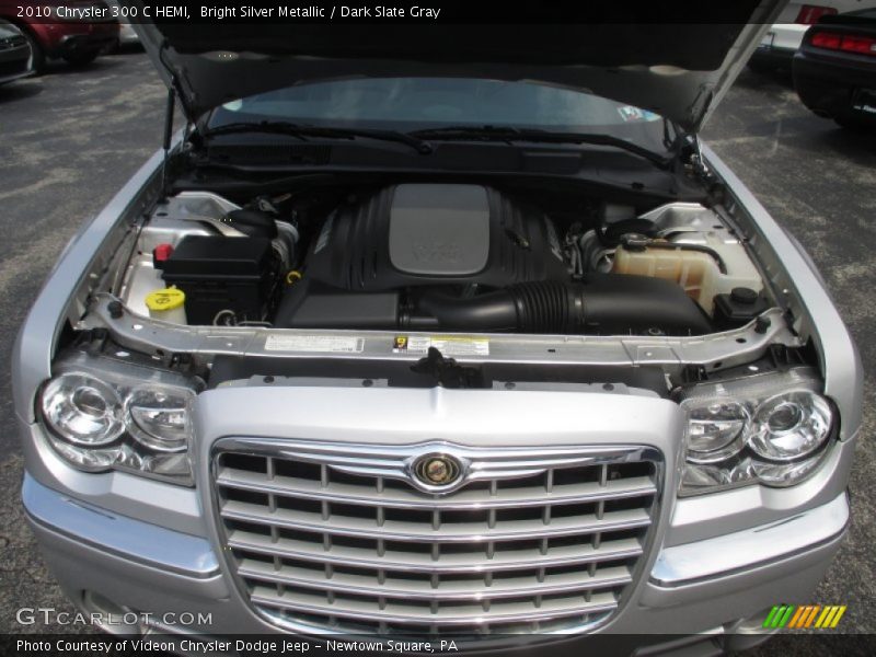 Bright Silver Metallic / Dark Slate Gray 2010 Chrysler 300 C HEMI