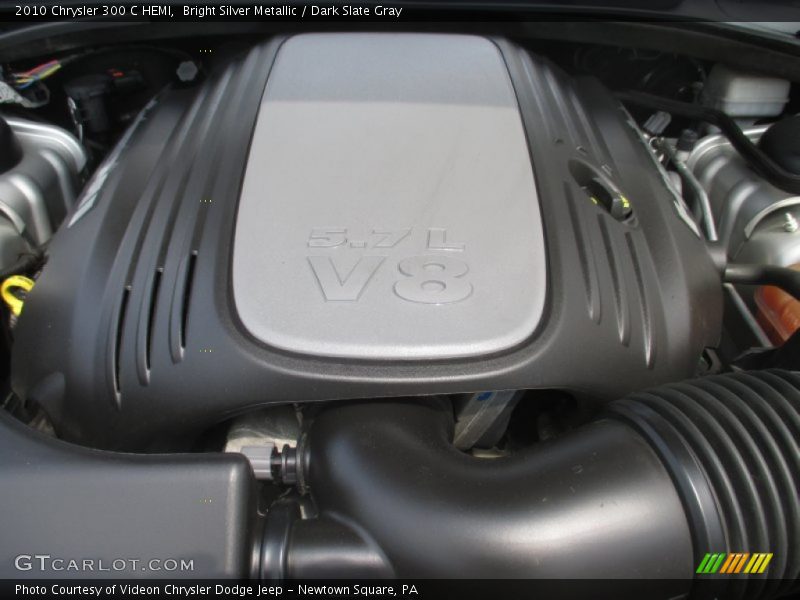 Bright Silver Metallic / Dark Slate Gray 2010 Chrysler 300 C HEMI