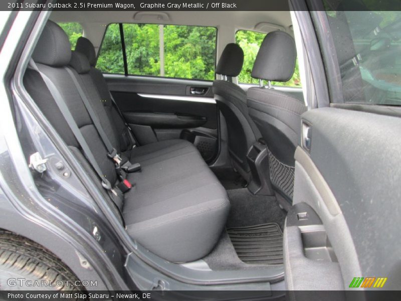 Graphite Gray Metallic / Off Black 2011 Subaru Outback 2.5i Premium Wagon