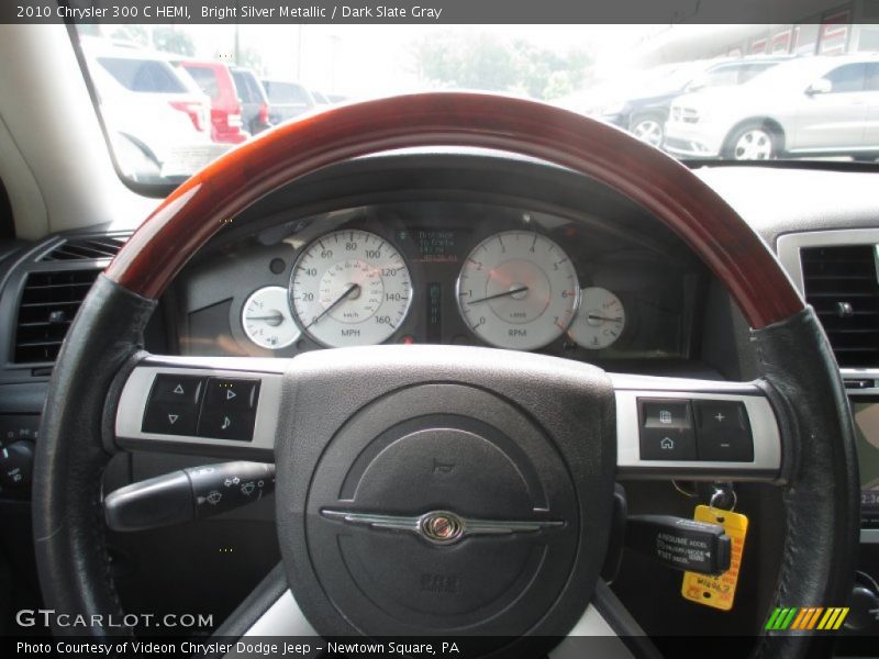 Bright Silver Metallic / Dark Slate Gray 2010 Chrysler 300 C HEMI