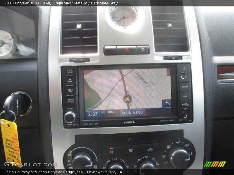 Bright Silver Metallic / Dark Slate Gray 2010 Chrysler 300 C HEMI