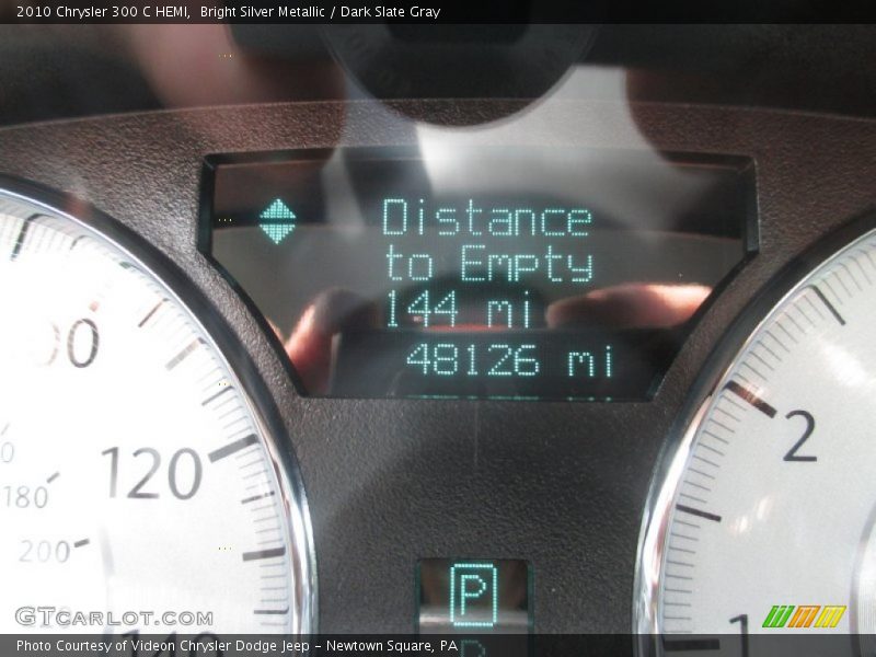 Bright Silver Metallic / Dark Slate Gray 2010 Chrysler 300 C HEMI