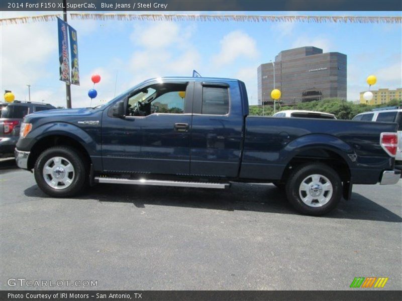 Blue Jeans / Steel Grey 2014 Ford F150 XL SuperCab