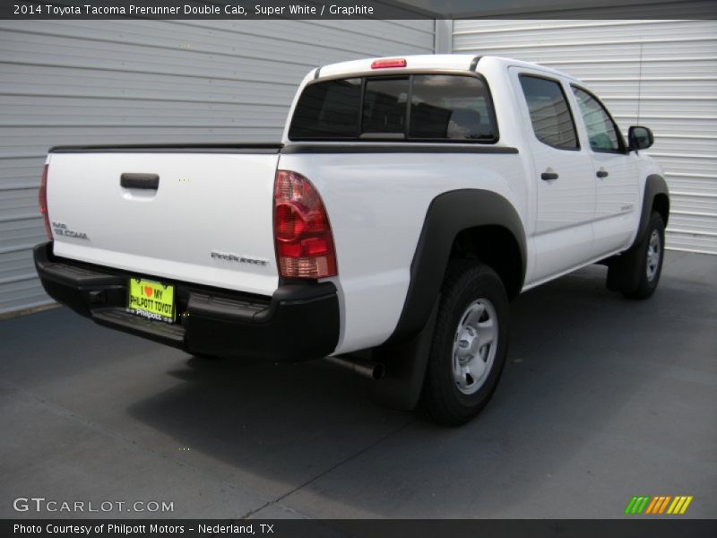 Super White / Graphite 2014 Toyota Tacoma Prerunner Double Cab