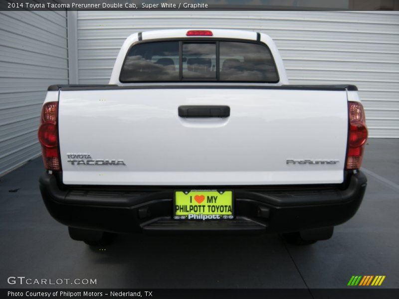 Super White / Graphite 2014 Toyota Tacoma Prerunner Double Cab