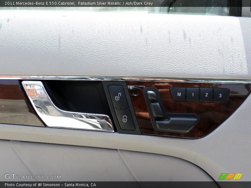 Palladium Silver Metallic / Ash/Dark Grey 2011 Mercedes-Benz E 550 Cabriolet