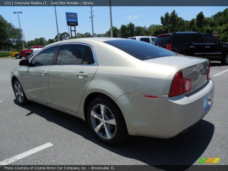 Gold Mist Metallic / Ebony 2011 Chevrolet Malibu LT