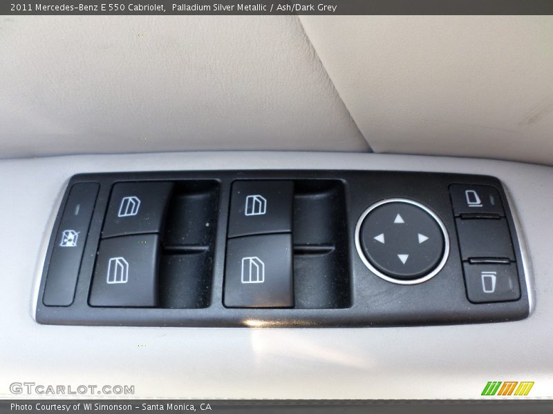 Palladium Silver Metallic / Ash/Dark Grey 2011 Mercedes-Benz E 550 Cabriolet