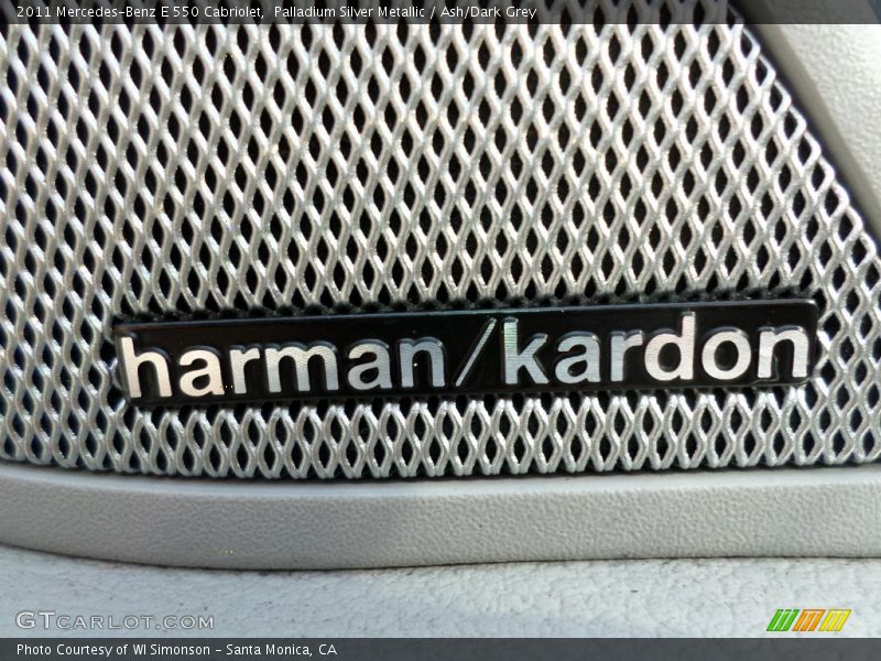 Palladium Silver Metallic / Ash/Dark Grey 2011 Mercedes-Benz E 550 Cabriolet