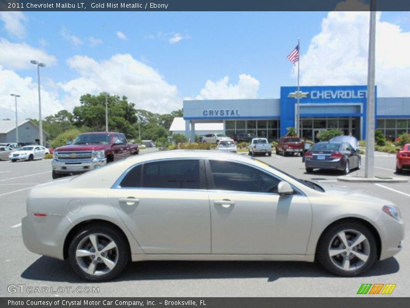Gold Mist Metallic / Ebony 2011 Chevrolet Malibu LT