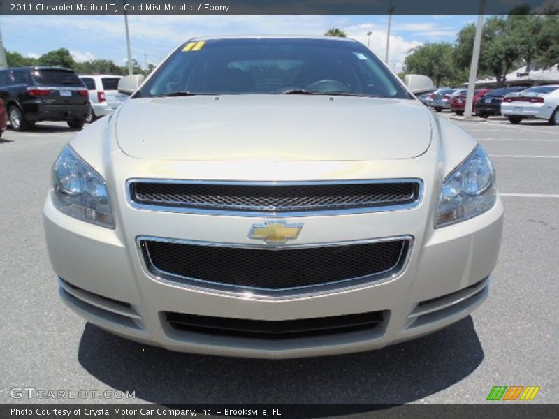 Gold Mist Metallic / Ebony 2011 Chevrolet Malibu LT