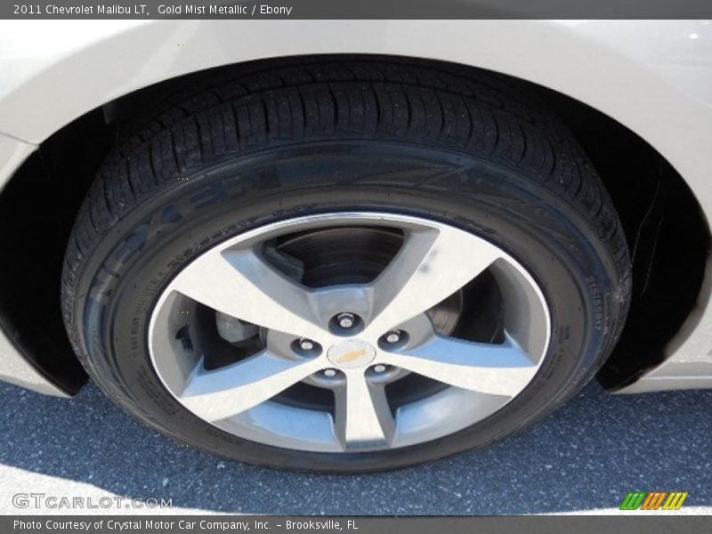 Gold Mist Metallic / Ebony 2011 Chevrolet Malibu LT