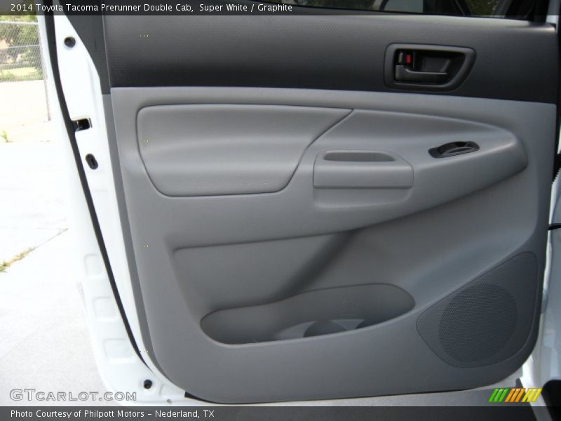 Super White / Graphite 2014 Toyota Tacoma Prerunner Double Cab