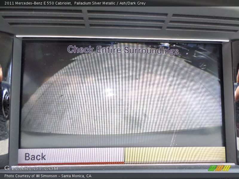 Palladium Silver Metallic / Ash/Dark Grey 2011 Mercedes-Benz E 550 Cabriolet