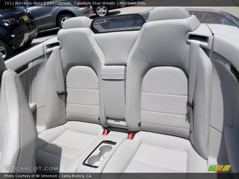 Palladium Silver Metallic / Ash/Dark Grey 2011 Mercedes-Benz E 550 Cabriolet
