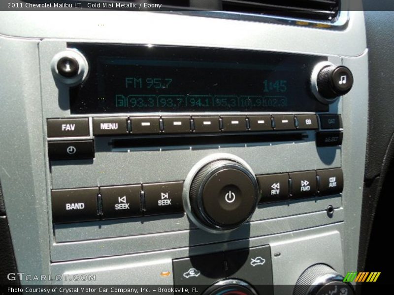 Gold Mist Metallic / Ebony 2011 Chevrolet Malibu LT