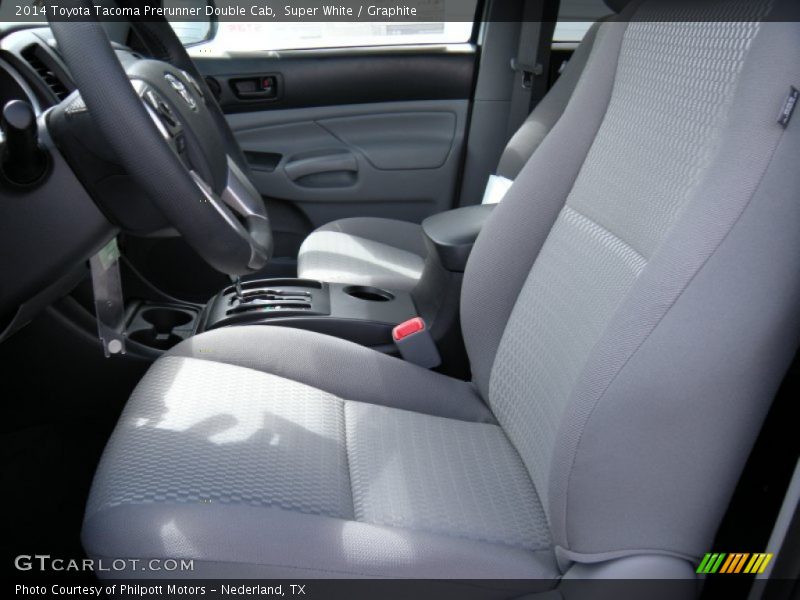 Super White / Graphite 2014 Toyota Tacoma Prerunner Double Cab